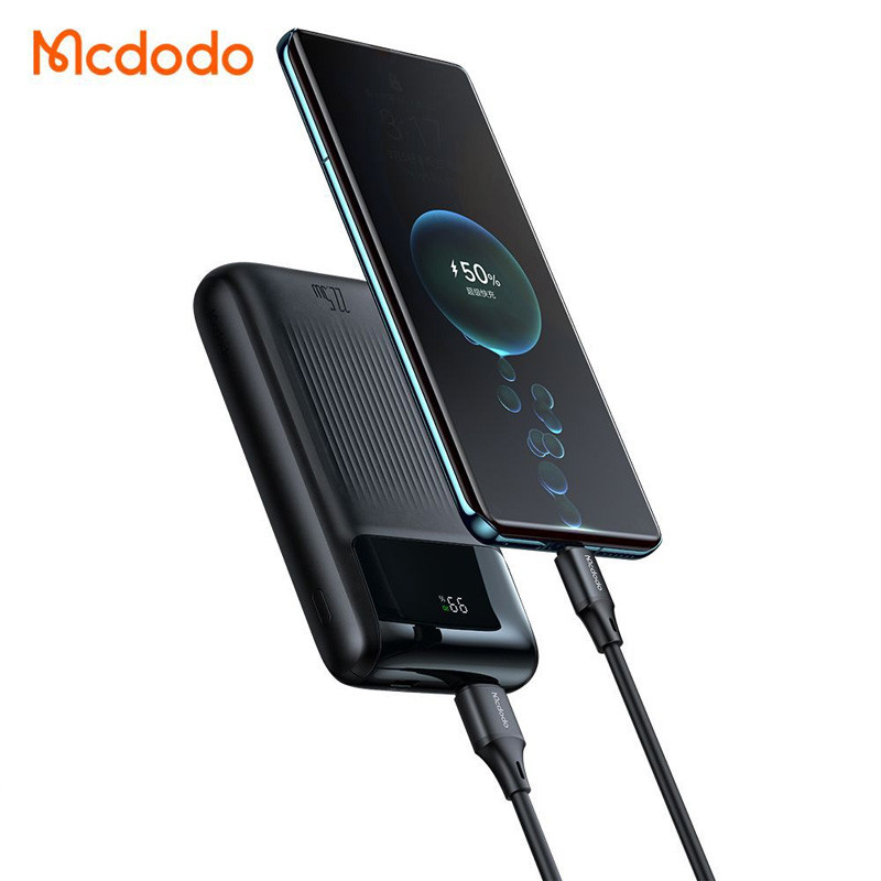 پاور بانک فست شارژ مک دودو MC-024 QC4.0 PD3.0 22.5W ظرفیت 10000 میلی آمپر ساعت