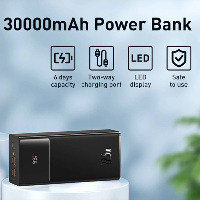 پاور بانک فست شارژ 30000 باسئوس Baseus Star-Lord PPXJ060101 PD 22.5W
