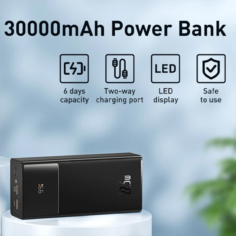 پاور بانک فست شارژ 30000 باسئوس Baseus Star-Lord PPXJ060101 PD 22.5W