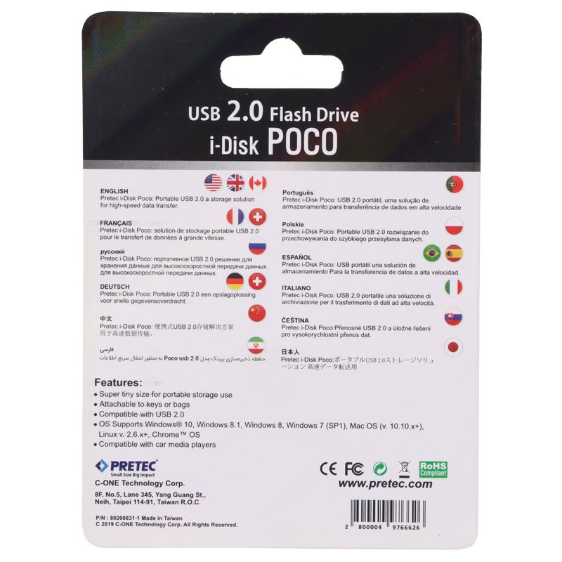 فلش 16 گیگ پرتک Pretec i-Disk Poco