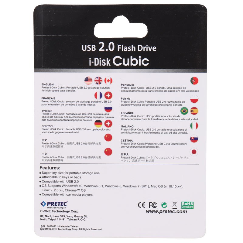 فلش 32 گیگ پرتک Pretec i-Disk Cubic