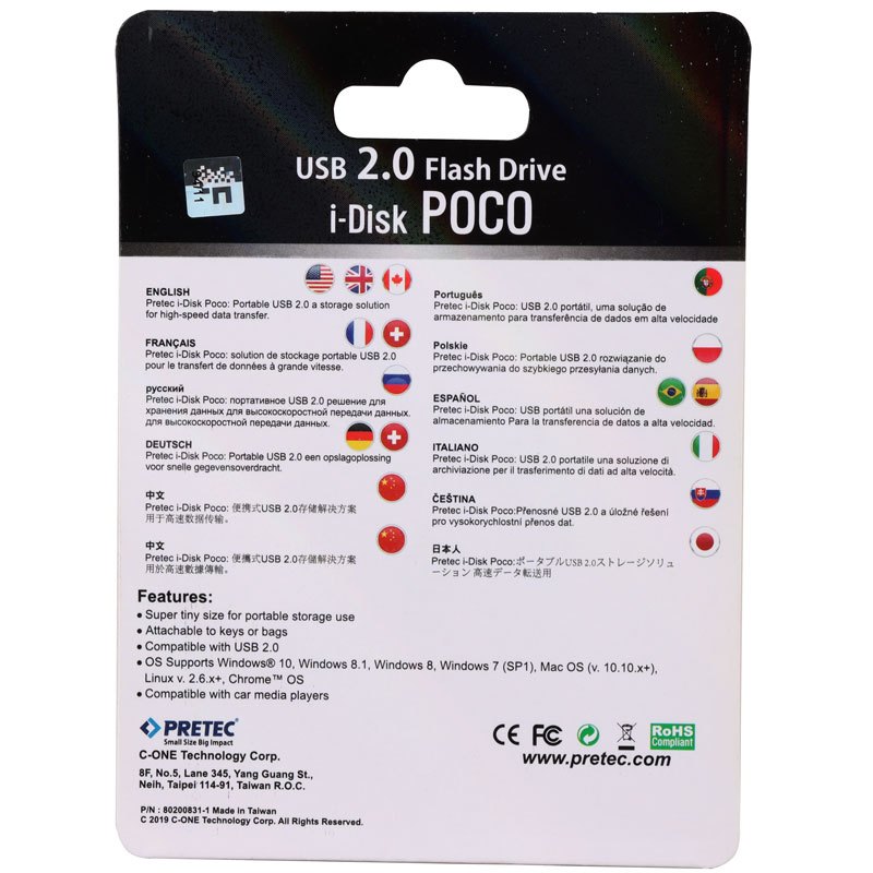 فلش 8 گیگ پرتک Pretec i-Disk Poco