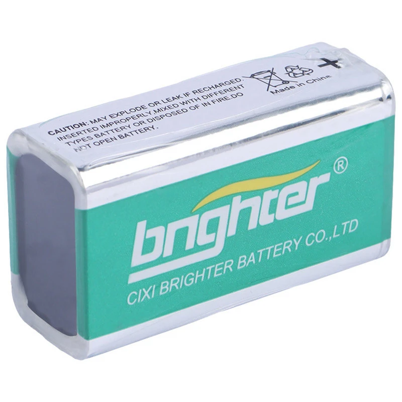 باتری کتابی Brighter Alkaline 6LR61 9V