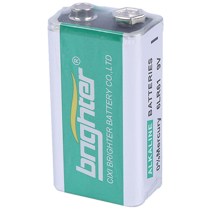 باتری کتابی Brighter Alkaline 6LR61 9V