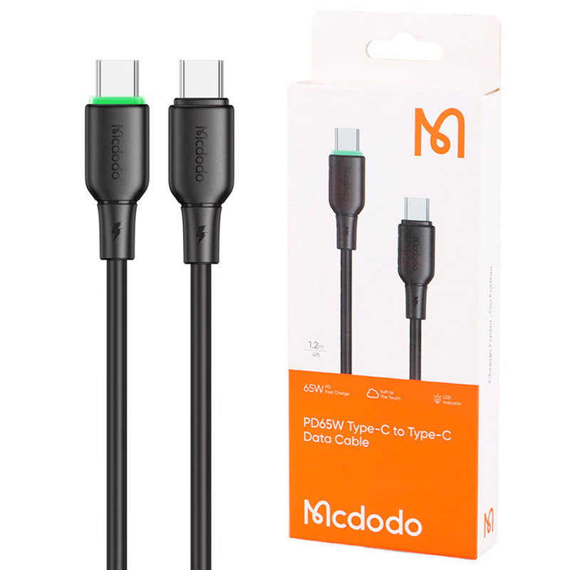 کابل تبدیل فست شارژ Mcdodo CA-477 Type-C to Type-C 3.25A PD 65W 1.2m