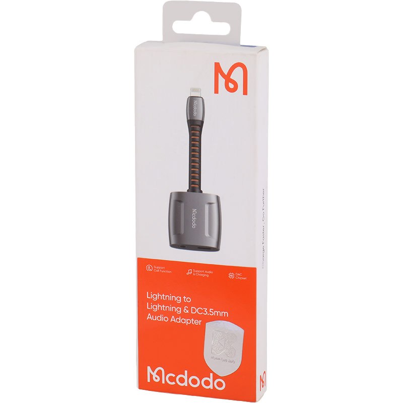 تبدیل Mcdodo CA-6340 Lightning to AUX / Lightning
