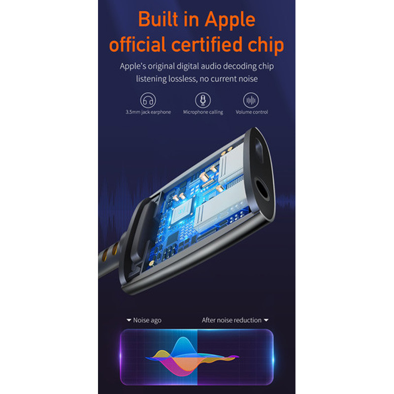 تبدیل Mcdodo CA-6340 Lightning to AUX / Lightning