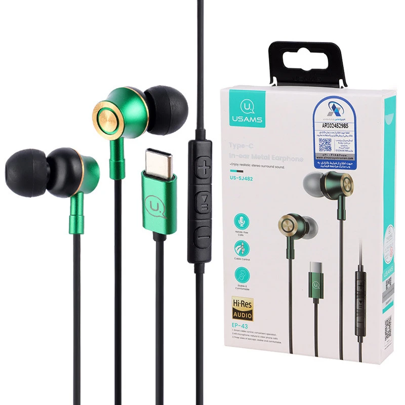 هندزفری تایپ سی یوسامز US-SJ482