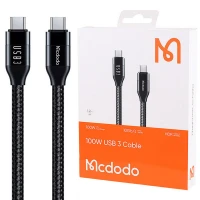 کابل تبدیل فست شارژ Mcdodo CA-713 Type-C To Type-C 5A PD 100W 1.2m