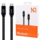 کابل تبدیل فست شارژ Mcdodo CA-713 Type-C To Type-C 5A PD 100W 1.2m