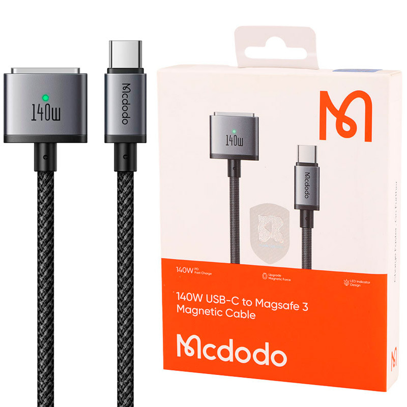 کابل تبدیل فست شارژ Mcdodo CA-147 Type-C To MagSafe 3 5A PD 140W 2m