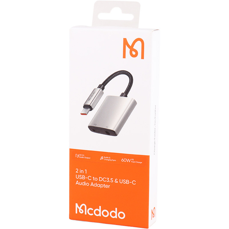 تبدیل Mcdodo CA-505 Type-C To AUX / Type-C PD