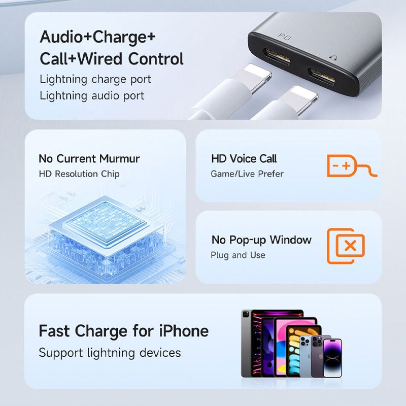 تبدیل Mcdodo CA-505 Type-C To AUX / Type-C PD