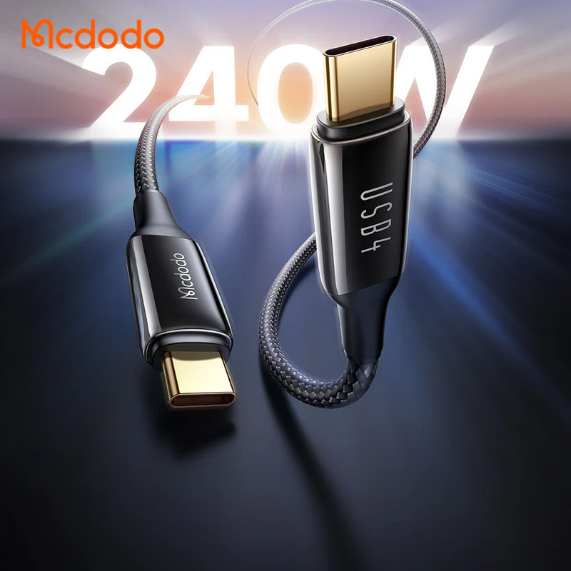 کابل تبدیل فست شارژ Mcdodo CA-299 Type-C To Type-C PD 240W 5A 1.2m