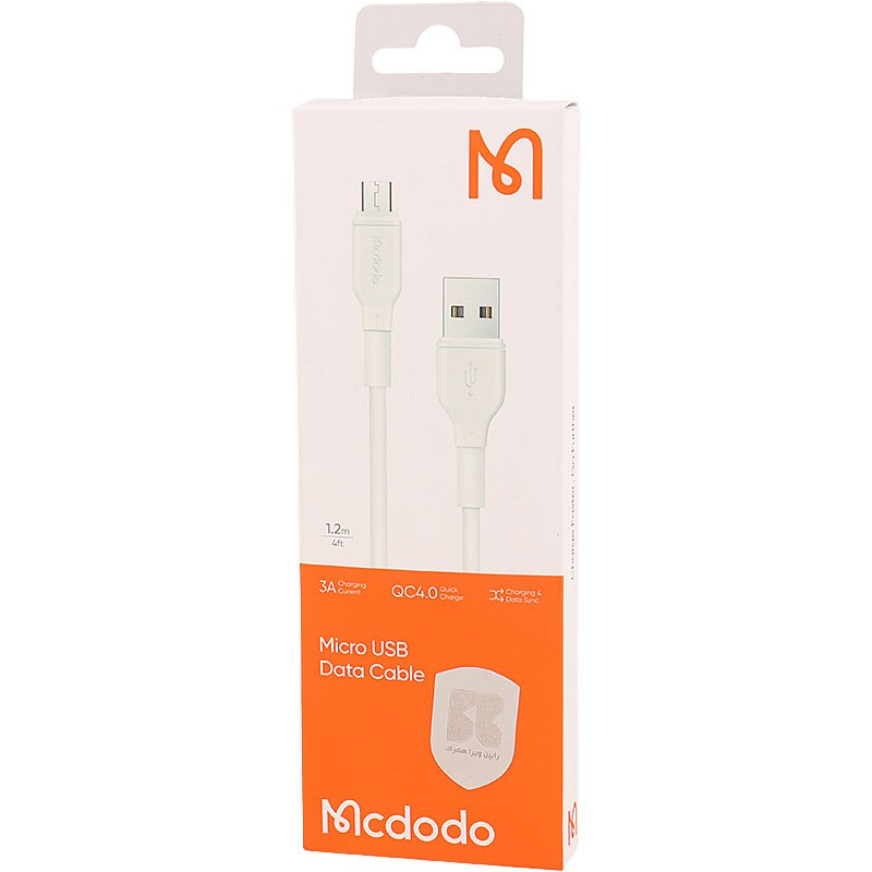 کابل میکرو یو اس بی فست شارژ Mcdodo CA-677 3A QC4.0 1.2m