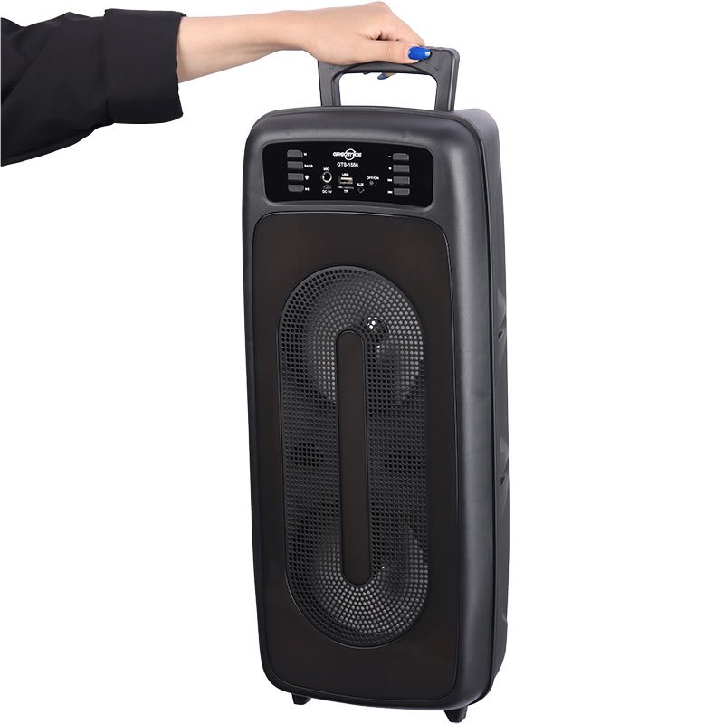 اسپیکر چمدانی بلوتوثی رم و فلش خور Greatnice GTS-1556 + میکروفون