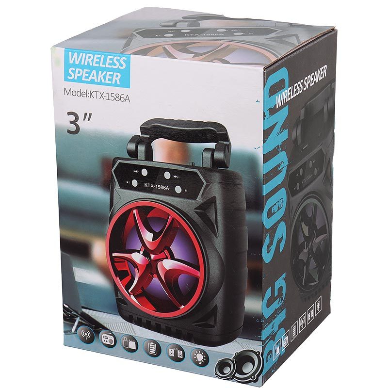 اسپیکر بلوتوثی رم و فلش خور KTX-1586A