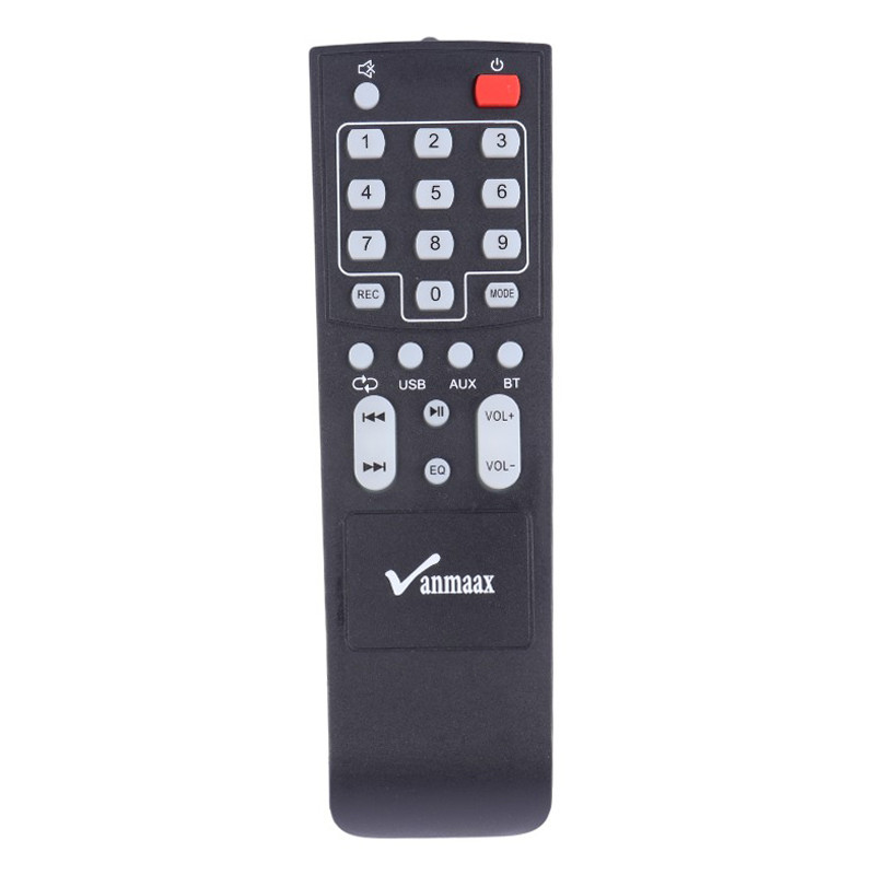 اسپیکر چمدانی بلوتوثی رم و فلش خور Vanmaax MAX-1205 + میکروفون و ریموت کنترل