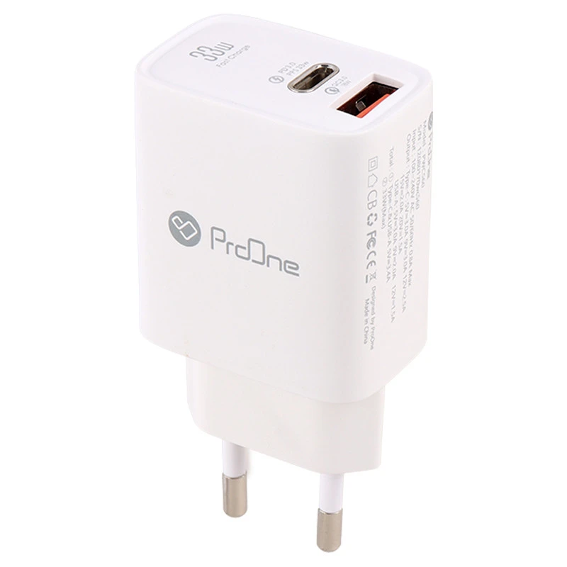شارژر دیواری 30 وات پرووان PWC560 QC3.0 PD3.0 3A