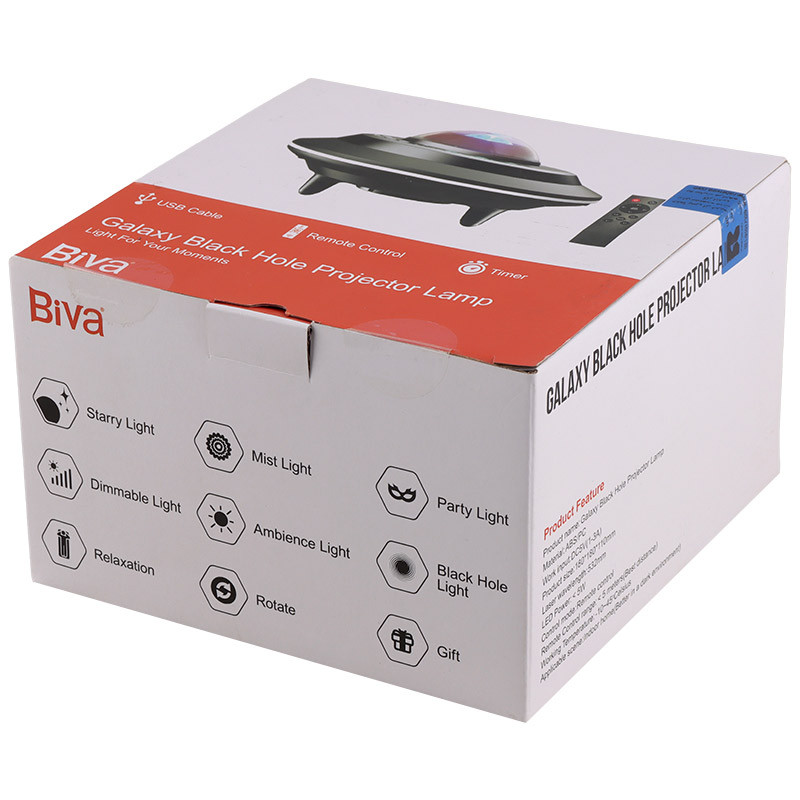 چراغ رقص نور گردان Biva LT-SKY01A + ریموت کنترل