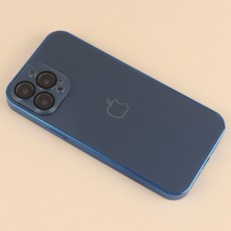 قاب براق Glass Case محافظ لنزدار iPhone 13 Pro Max
