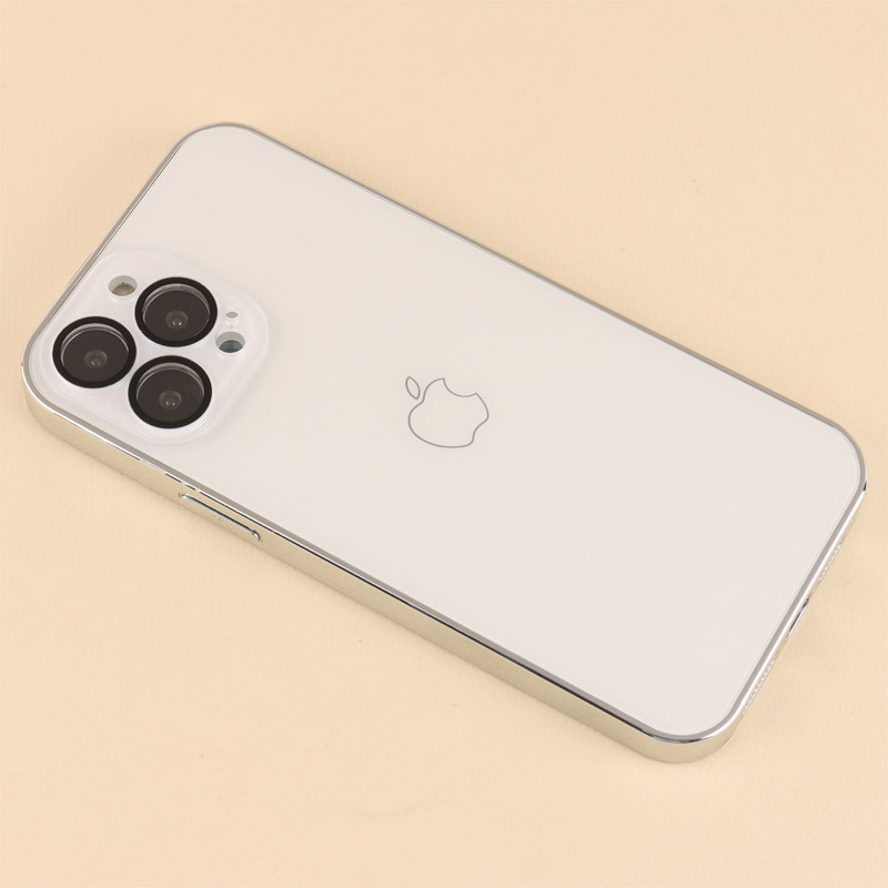 قاب براق Glass Case محافظ لنزدار iPhone 13 Pro Max