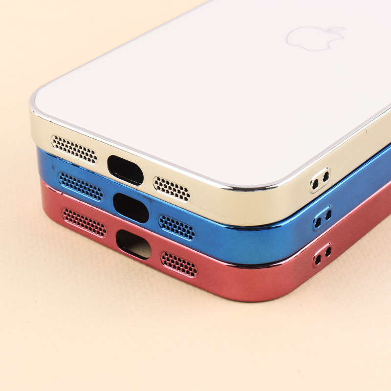 قاب براق Glass Case محافظ لنزدار iPhone 13 Pro Max