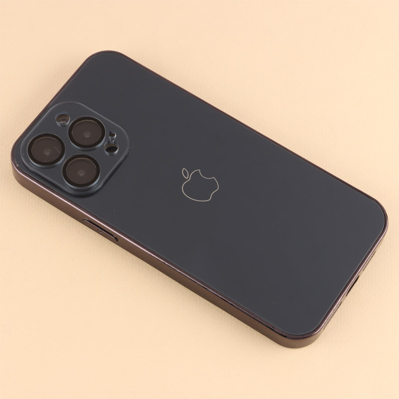 قاب براق Glass Case محافظ لنزدار iPhone 14 Pro Max