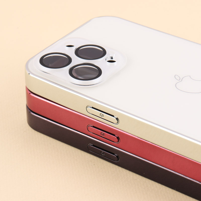 قاب براق Glass Case محافظ لنزدار iPhone 14 Pro Max