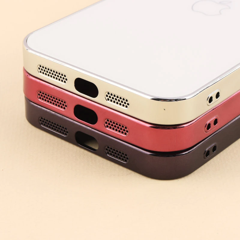 قاب براق Glass Case محافظ لنزدار iPhone 14 Pro Max