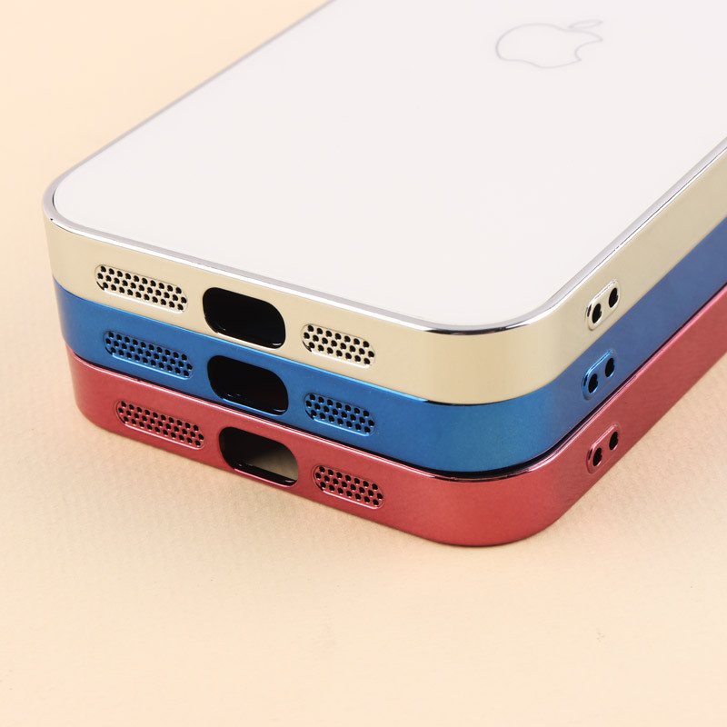 قاب براق Glass Case محافظ لنزدار iPhone 15 Pro Max