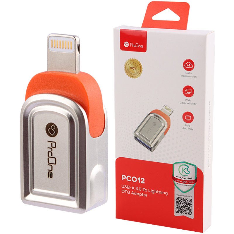 تبدیل ProOne PCO12 OTG USB To Lightning