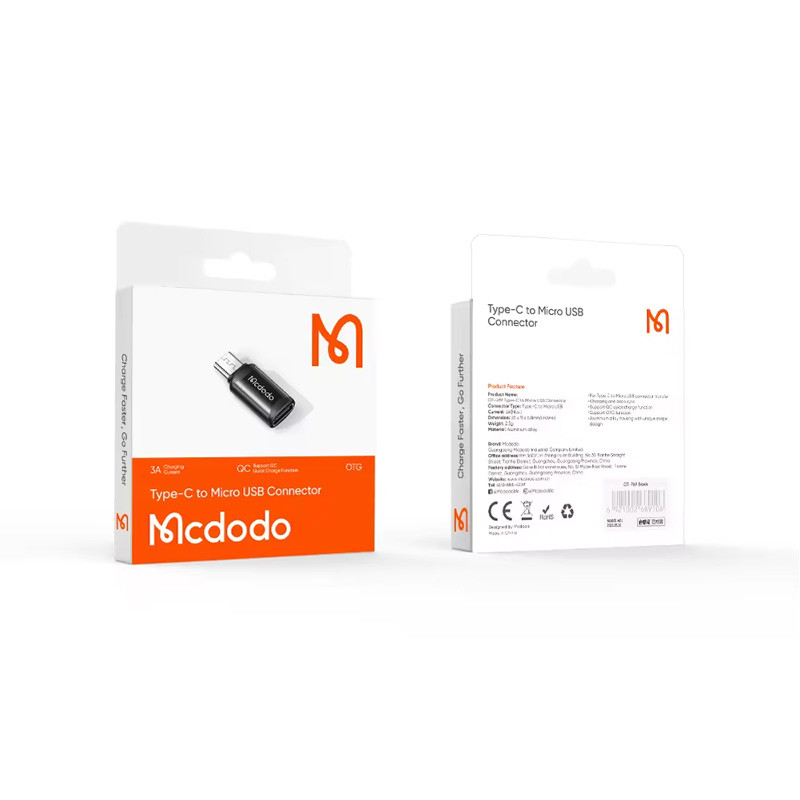 تبدیل Mcdodo OT-769 OTG Type-C To MicroUSB