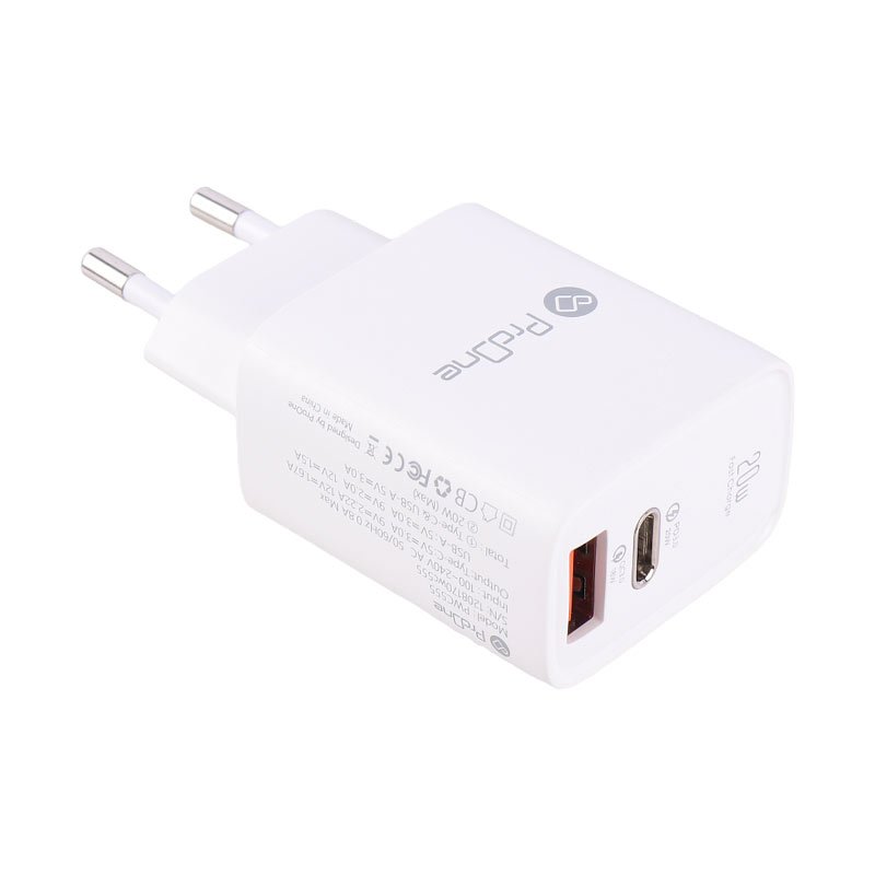 شارژر دیواری 20 وات پرووان PWC555 QC3.0 PD3.0 3A