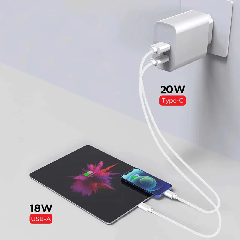 شارژر دیواری 20 وات پرووان PWC555 QC3.0 PD3.0 3A
