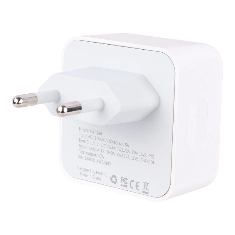 شارژر دیواری 20 وات پرووان PWC580 PD 3A