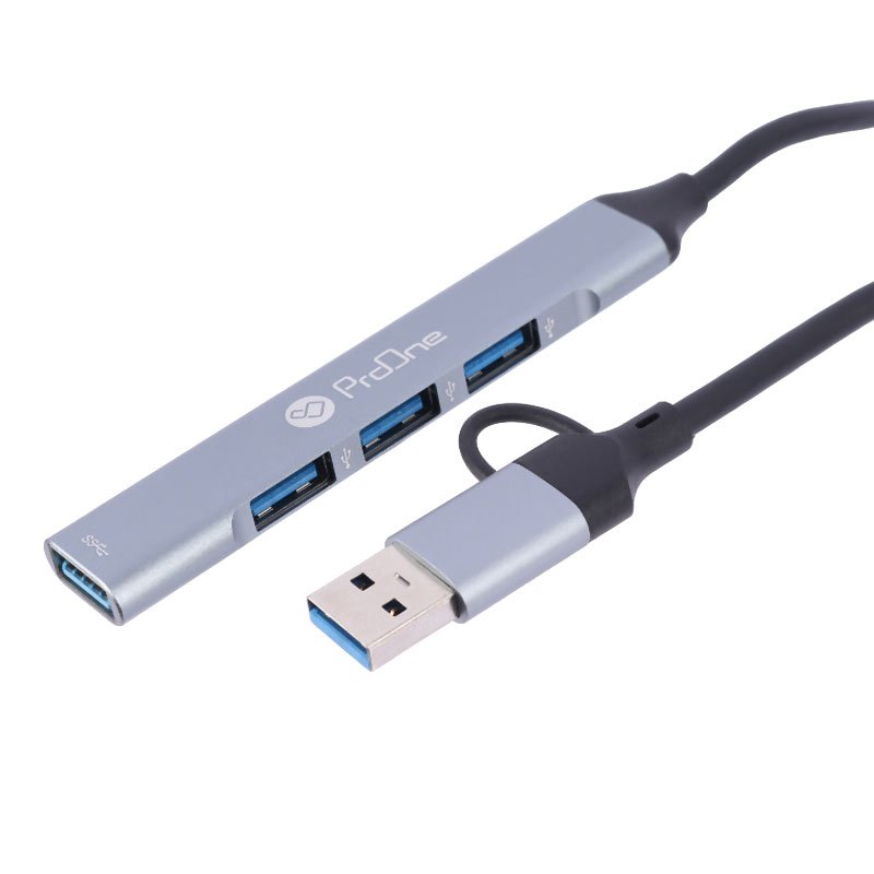 هاب 4 پورت Type-C/USB3.0 پرووان PHU590