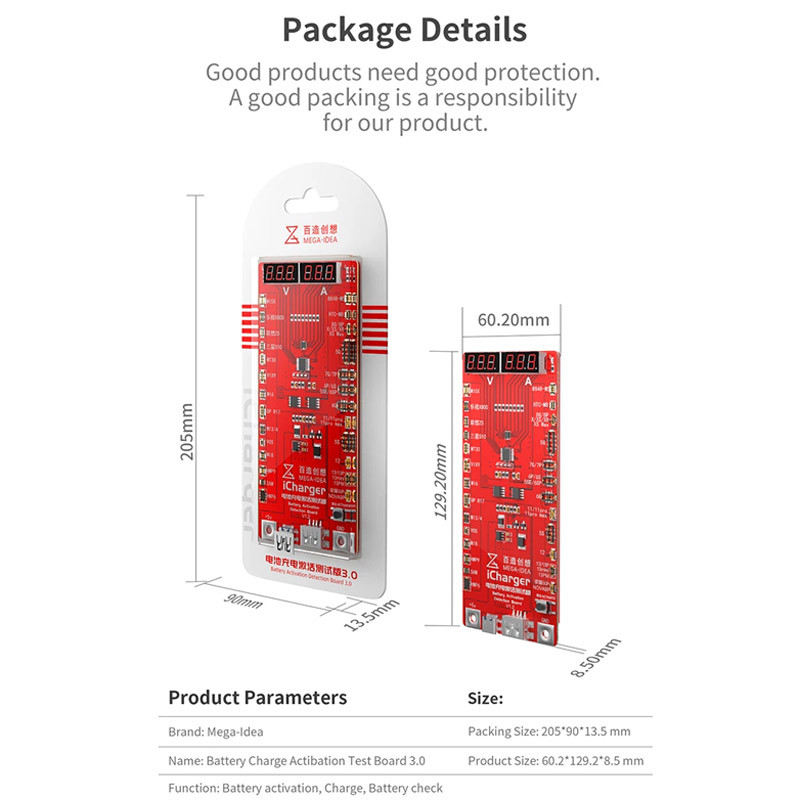 کیت شوک باتری اندروید و آیفون Qianli Mega-Idea iCharger V3.0