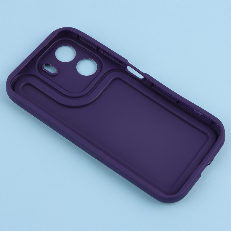 قاب سولید طرح دار دو رنگ محافظ لنزدار Xiaomi Redmi 13C / Poco C65
