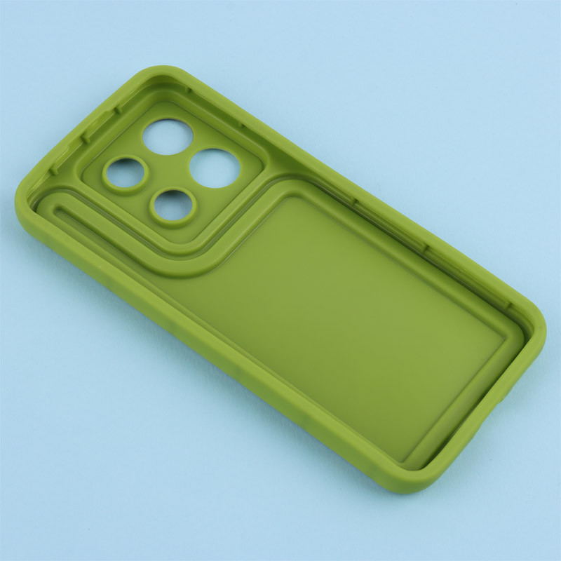 قاب سولید طرح دار دو رنگ محافظ لنزدار Xiaomi Poco X6
