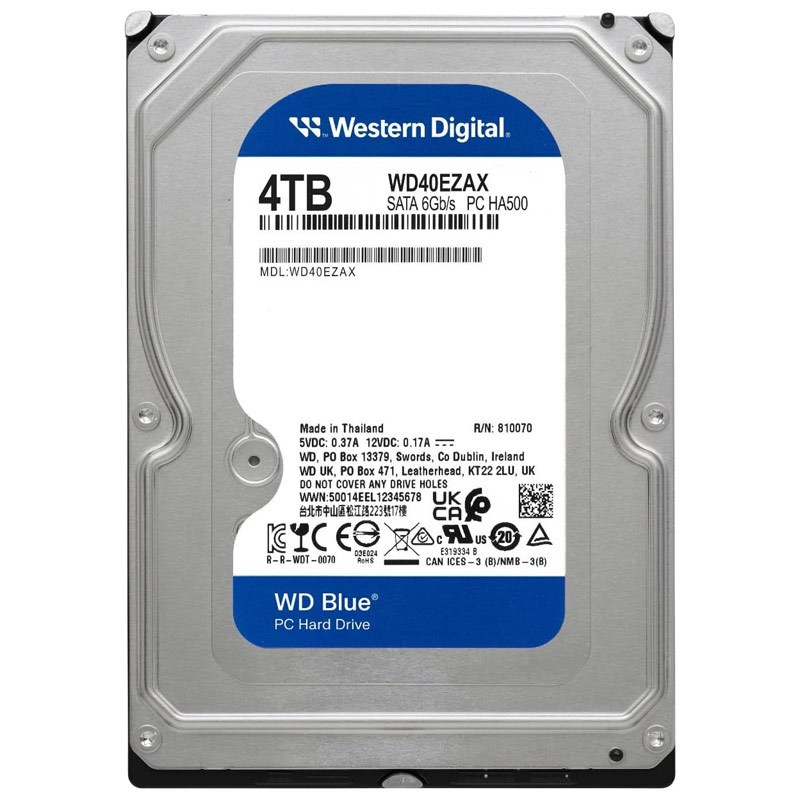 هارد اینترنال وسترن دیجیتال Western Digital Blue WD40EZAX 4TB