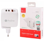 شارژر دیواری 45 وات پرووان PWC565 QC3.0 PD 3A