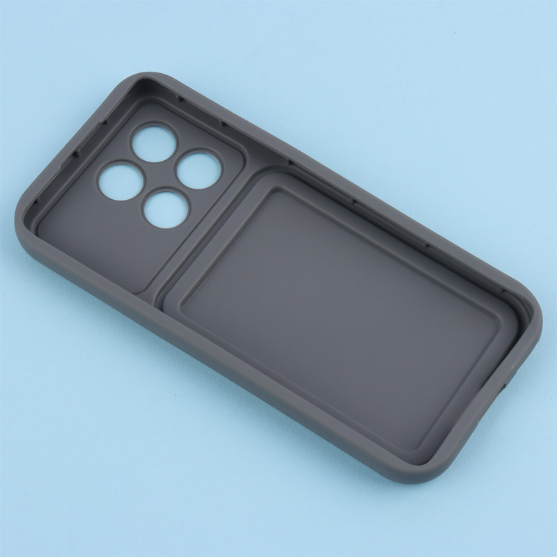 قاب سولید طرح دار دو رنگ محافظ لنزدار Xiaomi Poco X6 Pro