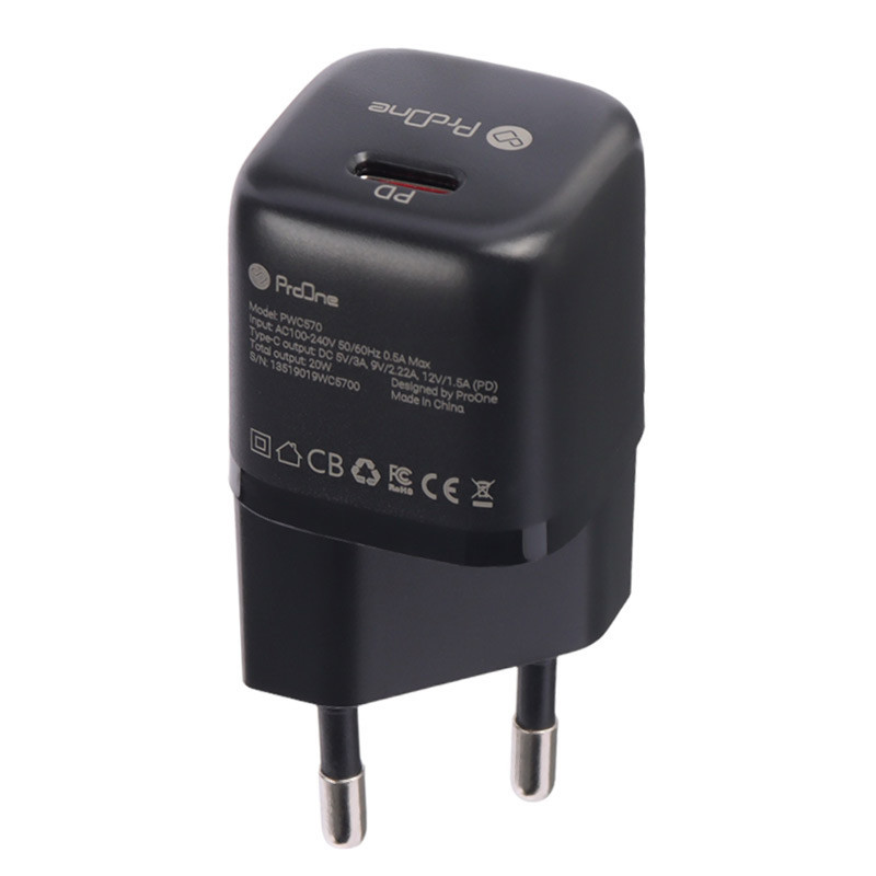 کلگی فست شارژ ProOne PWC570 3A PD 20W Type-C
