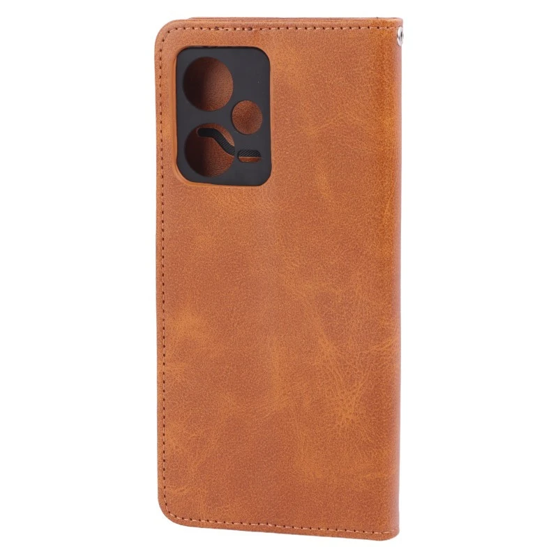 کیف چرمی مگنتی محافظ لنزدار Xiaomi Redmi Note 12 Pro Plus