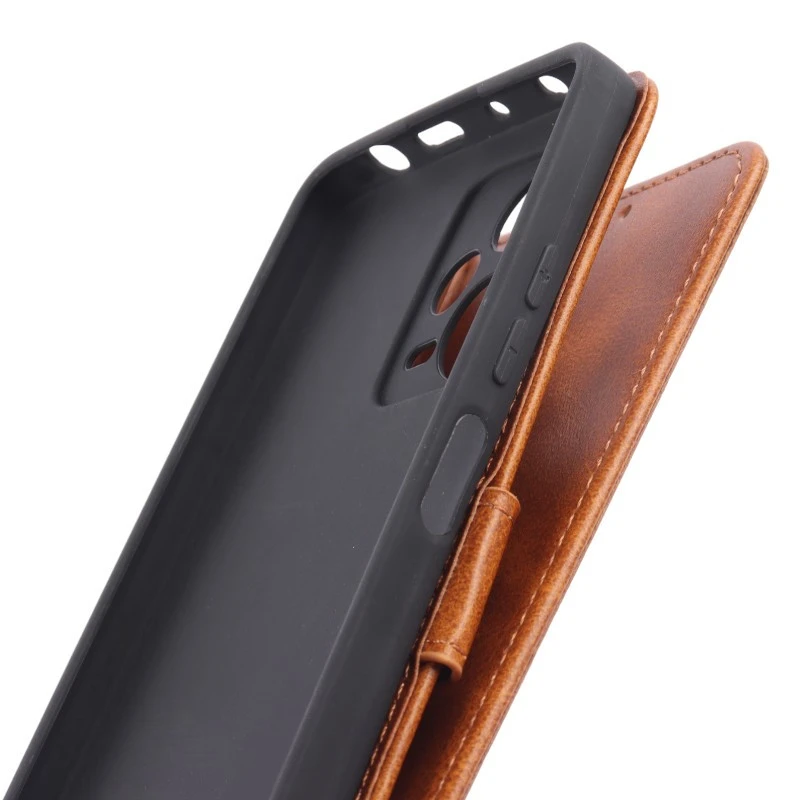 کیف چرمی مگنتی محافظ لنزدار Xiaomi Redmi Note 12 Pro Plus