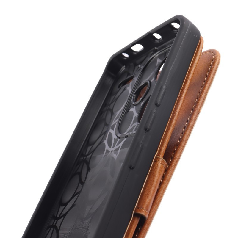 کیف چرمی مگنتی محافظ لنزدار Xiaomi Redmi Note 13 Pro Plus