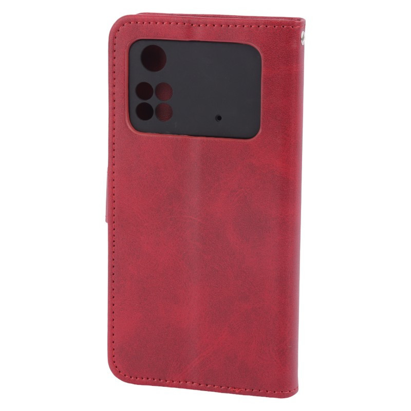 کیف چرمی مگنتی محافظ لنزدار Xiaomi Poco M4 Pro 4G