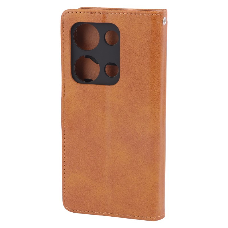 کیف چرمی مگنتی محافظ لنزدار Xiaomi Redmi Note 13 Pro 4G / Poco M6 Pro 4G