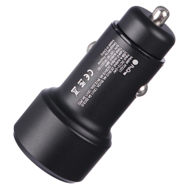 شارژر فندکی فست شارژ ProOne PCG21 2.4A QC3.0 PD 20W